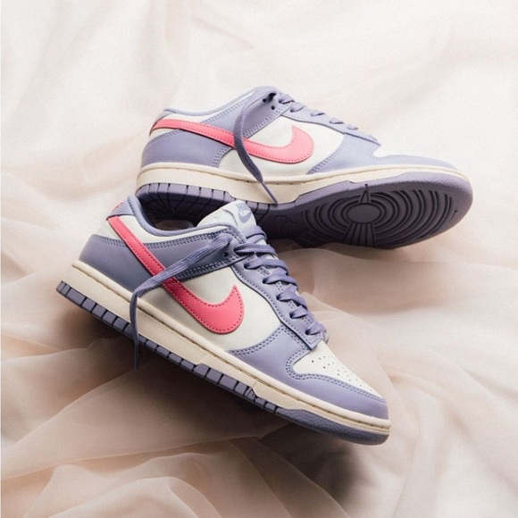 NIKE DUNK Low‎ Indigo Haze Lavander Pink size 6 - Picture 2 of 16